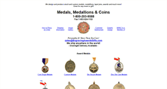 Desktop Screenshot of medalsmedallionscoins.com
